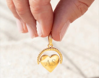 Gepersonaliseerde spinner ketting-angst verlichting ketting-eerste aangepaste brief ketting-sierlijke naam ketting-alledaagse ketting-cadeau voor haar