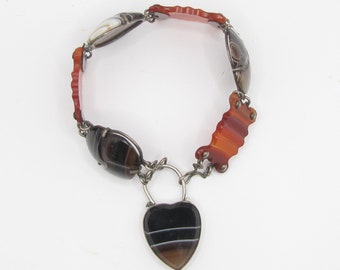 Victorian Scottish Agate Specimen Bracelet