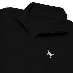 Black Dog fleece pullover (Unisex)