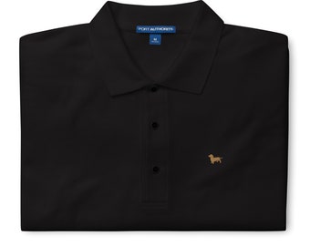 Maltipoo, Cavipoo, Daschund, Small Dog, Men's Premium Polo