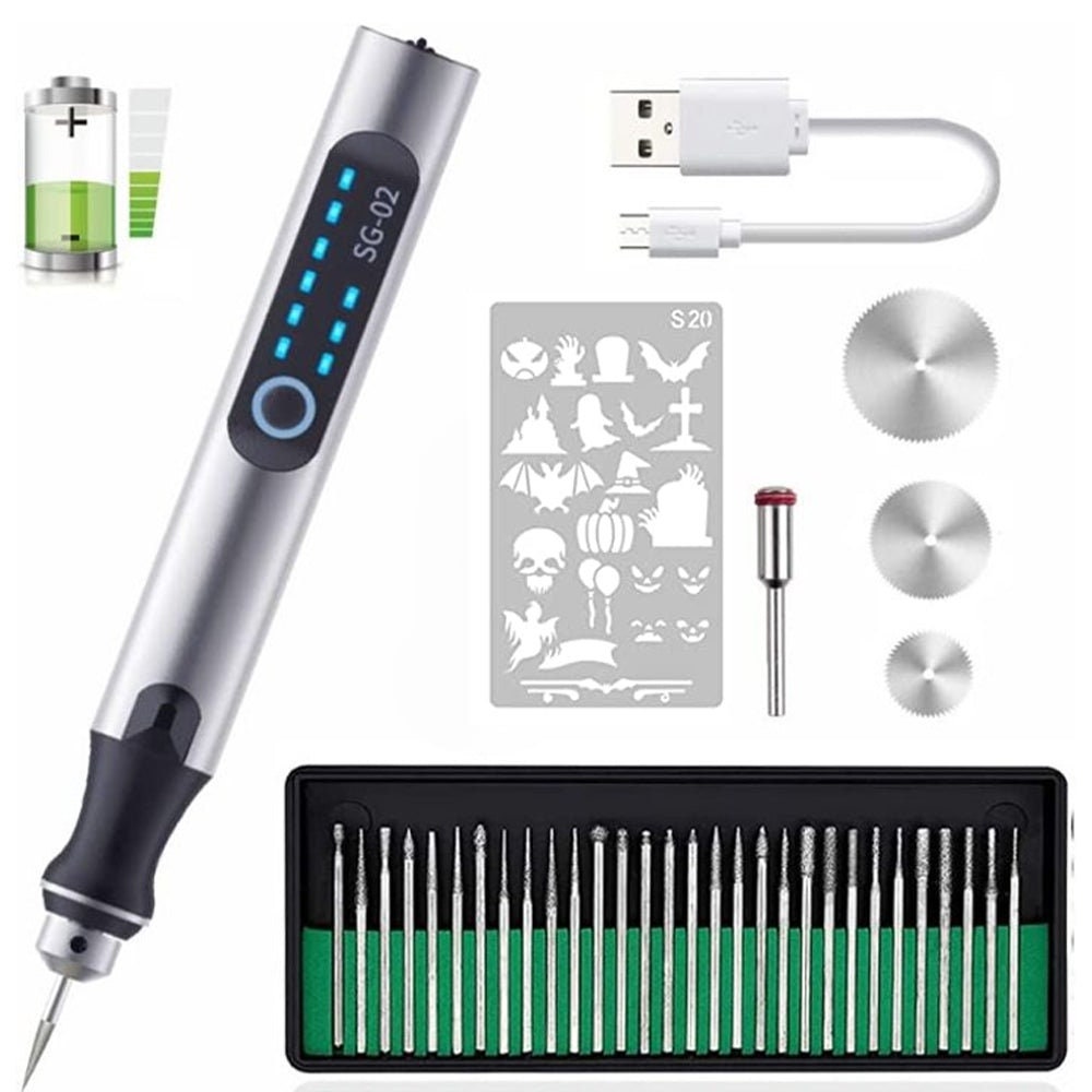 Micro Engraver Pen Electric Engraving Carve Tool for Jewelry Metal Wood  Mini 