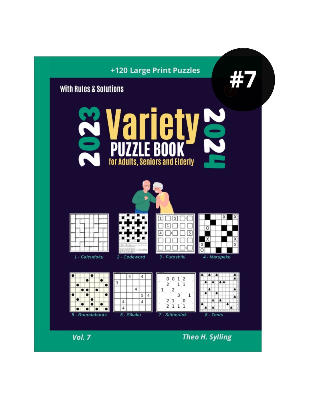 2023 2024 Variety Puzzle Book for Adultseniors and Elderly Etsy