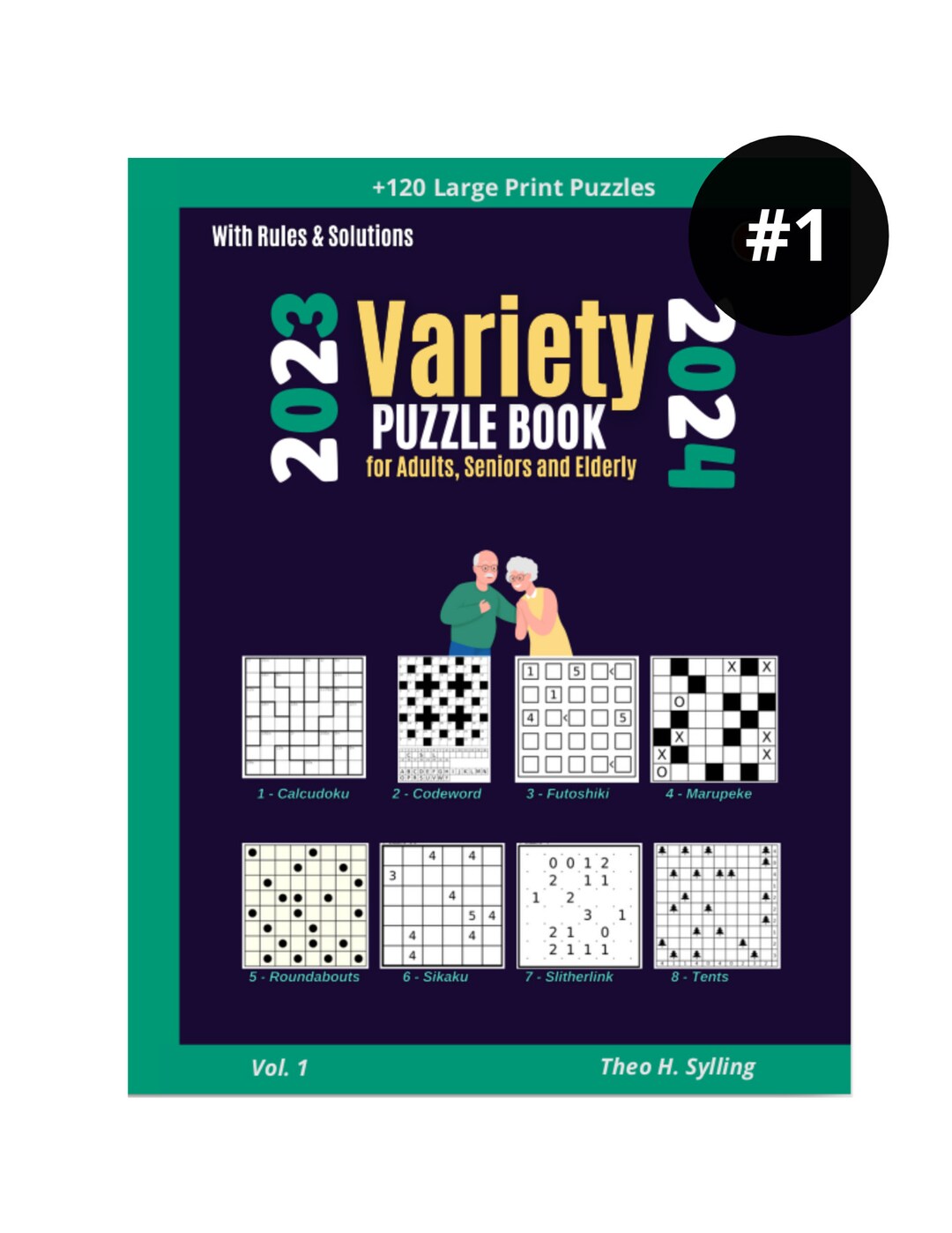 2023 2024 Variety Puzzle Book for Adultseniors and Elderly Etsy