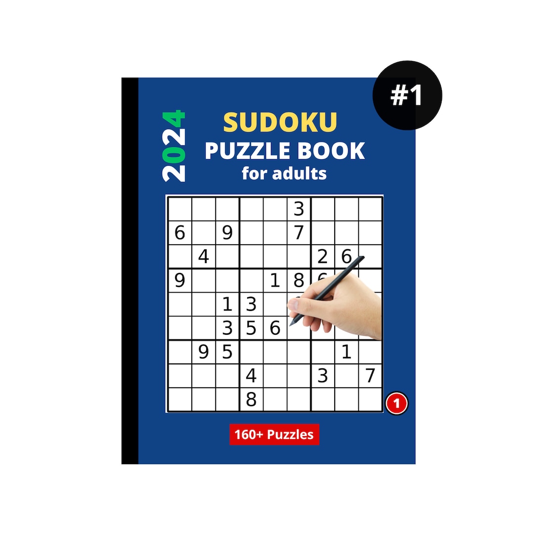 2024 Sudoku Puzzle Book for Adults Elderly and Seniors, 2 Puzzles per ...