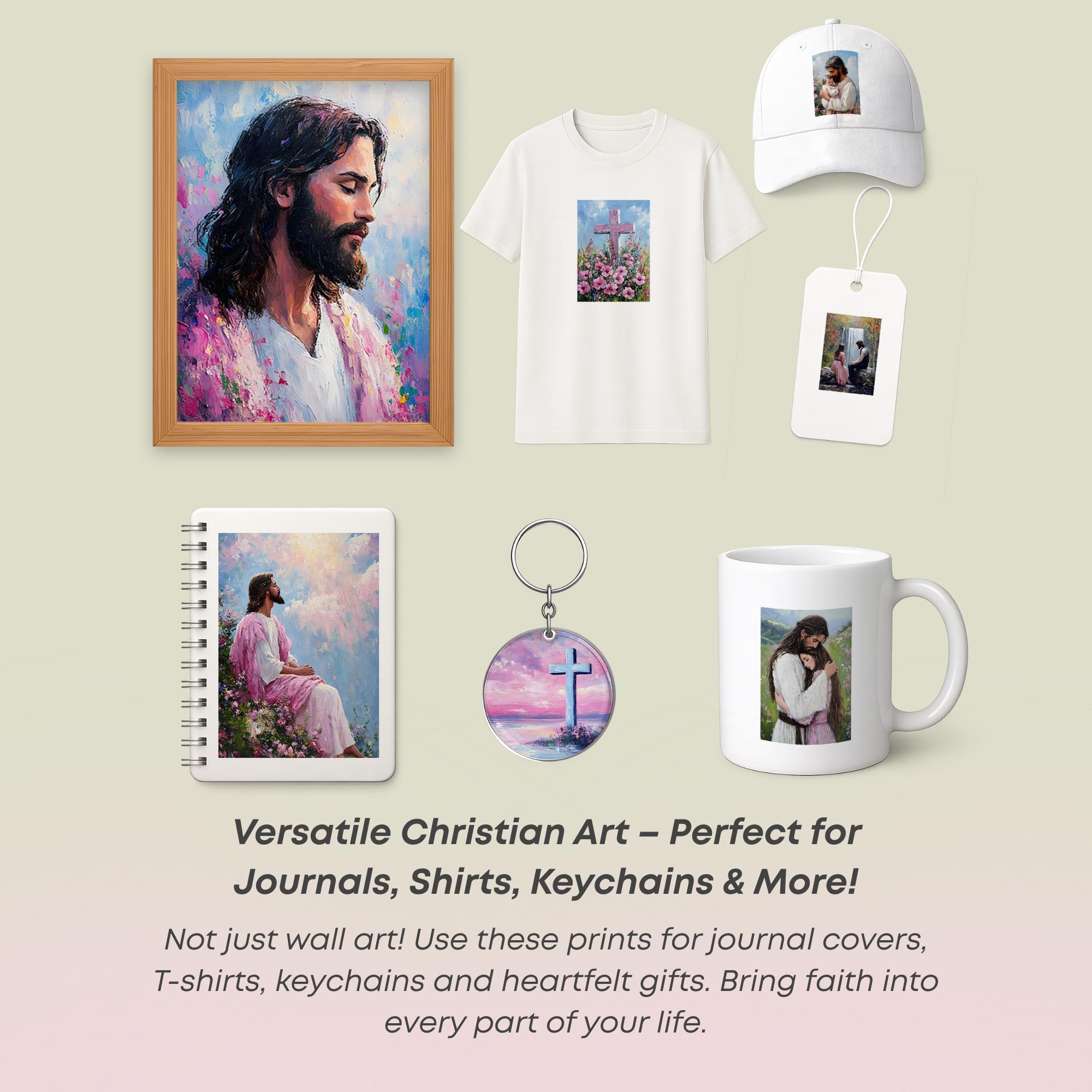Jesus Wall Art Bundle, 27 Printable Christian Art Jpgs, Jesus Christ ...