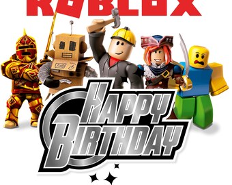 Roblox Birthday Boy Svg Png Roblox Happy Birthday Svg 