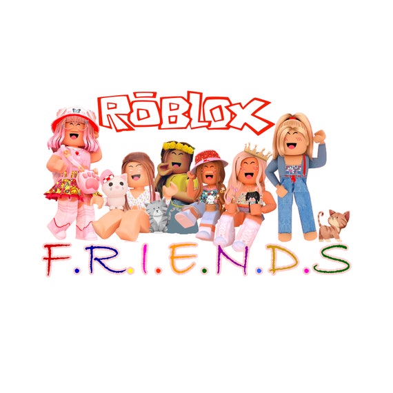 Roblox Girls Svg Roblox Friends Png svg Roblox Tumbler 