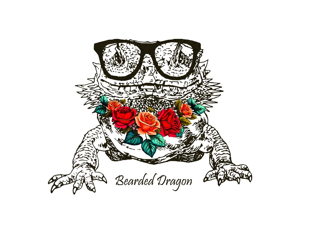 Bearded Dragon Svg Png Cute Bearded Dragon Svg If You Want - Etsy