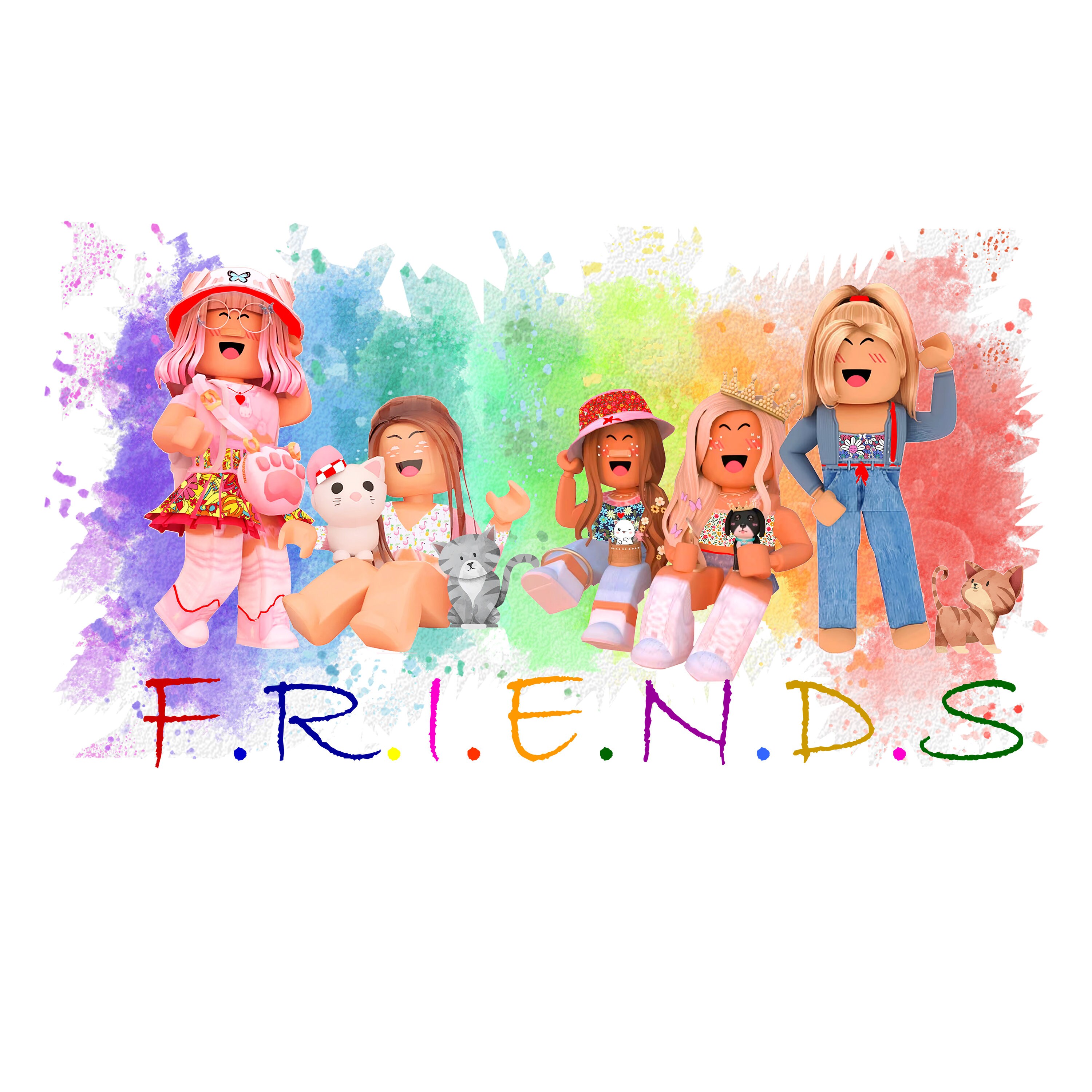 Roblox Girls Png, Roblox Girls Bundle Png, cliparts - Inspire Uplift