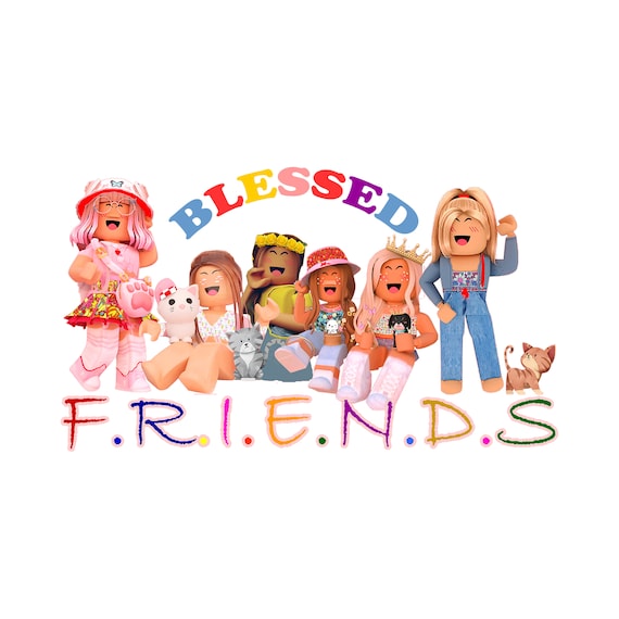 Roblox Girls Svg Roblox Friends Png svg Roblox Tumbler 