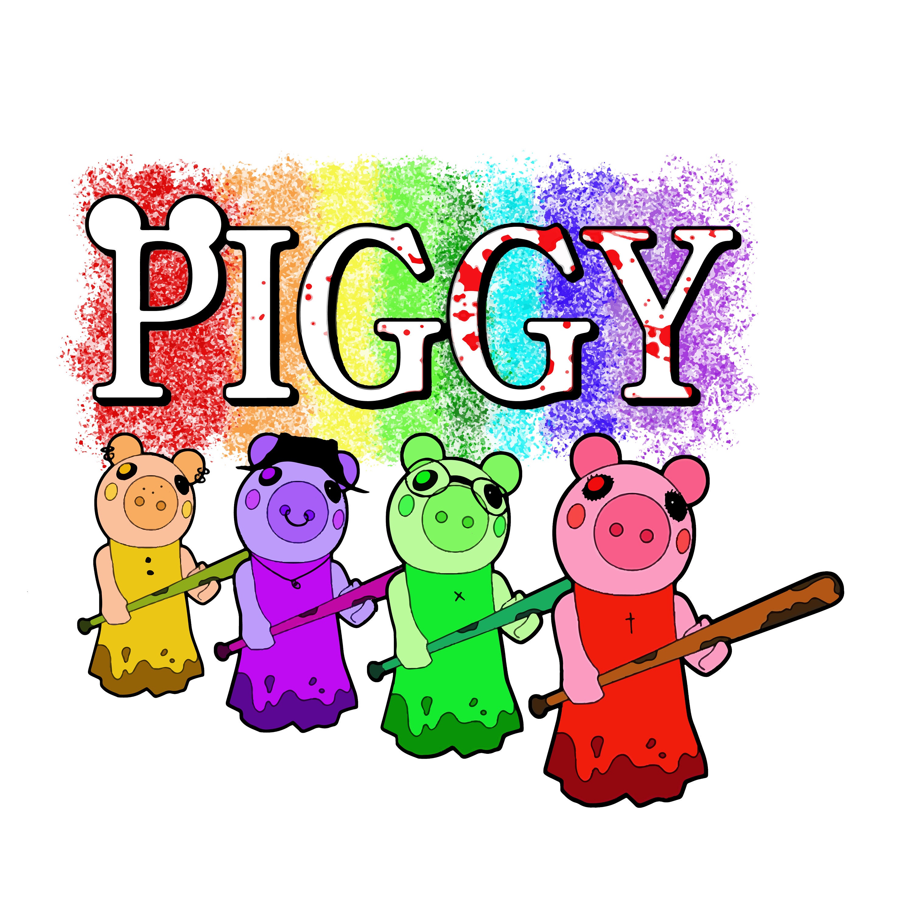 Zom Piggy Svg, Piggy Bosses Svg, Piggy Roblox Svg, Piggy Horror Roblox Svg,  Piggy Svg, Halloween Svg