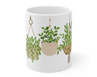 House Plant Coffee Cups, 11oz, 15oz
