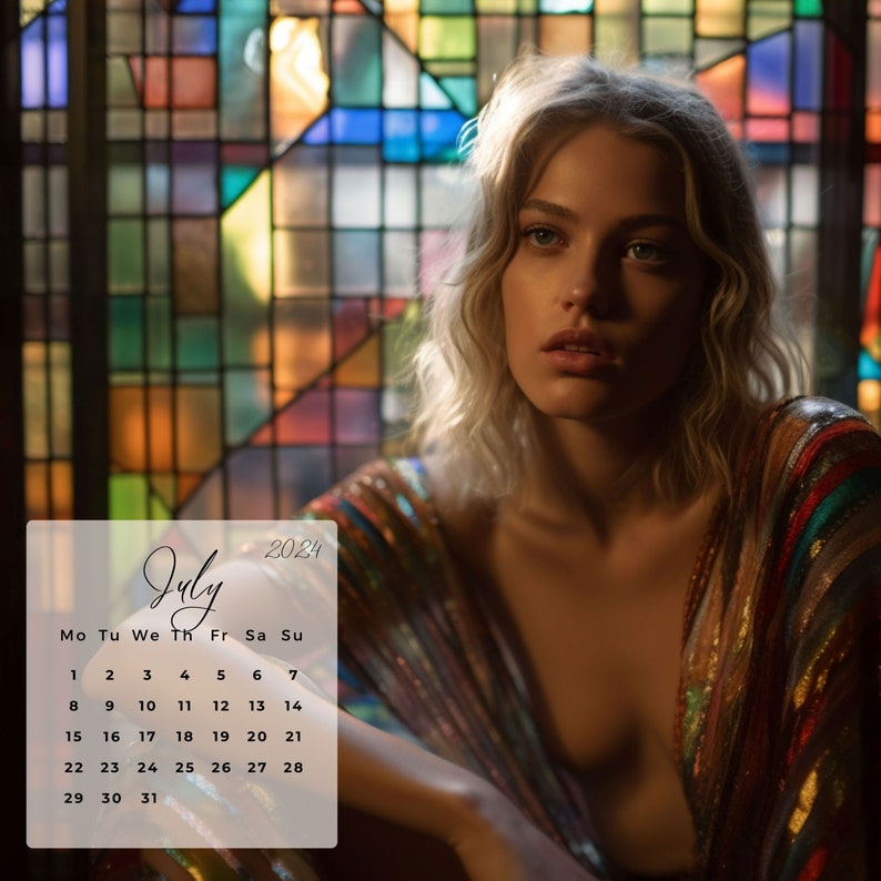Fantasy 2024 Monthly Calendar Download Featuring 12 Unique Images of