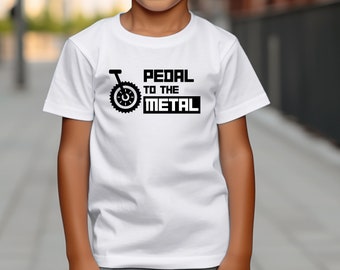 Camiseta de bicicleta de montaña para niños Pedal to the Metal