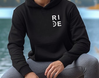 Hoodie Ride - katoenmix, atletische pasvorm