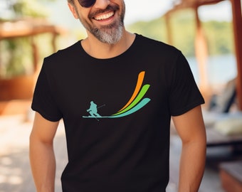 Freerider Skier T-Shirt, Lightweight Breathable Skiing Tee