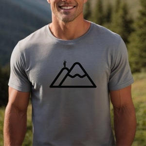 False Summit T, hiking t-shirt, hiking t, hike t-shirt, t-shirt for hikers, hike gift, hiking gift, gifted hiker, hiking shirt, hike apparel