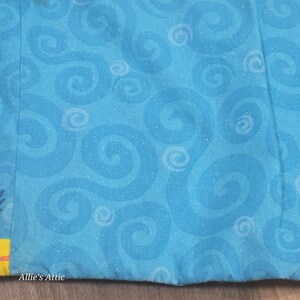 Coperta/trapunta con la Sirenetta per cameretta da bambina, decorazione Disney 42x39 immagine 3