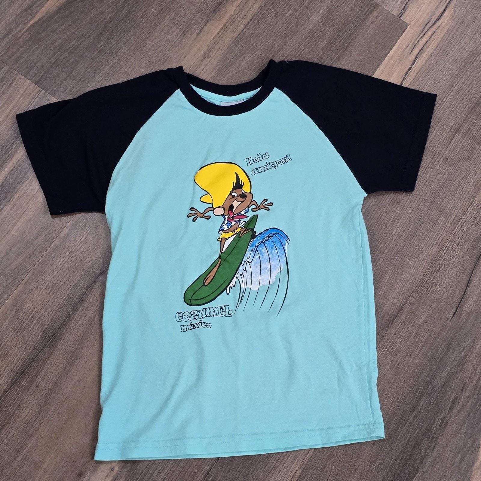 Cravatta Uomo TB Con Road Runner E Speedy Gonzales - Grigia, Taglia Unica