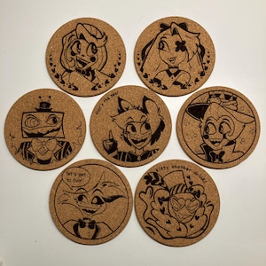 Hazbin Hotel Coasters