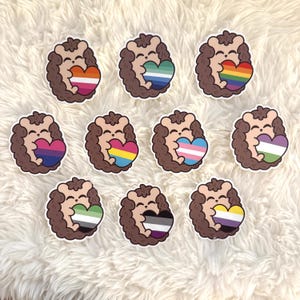Pride Igel Aufkleber