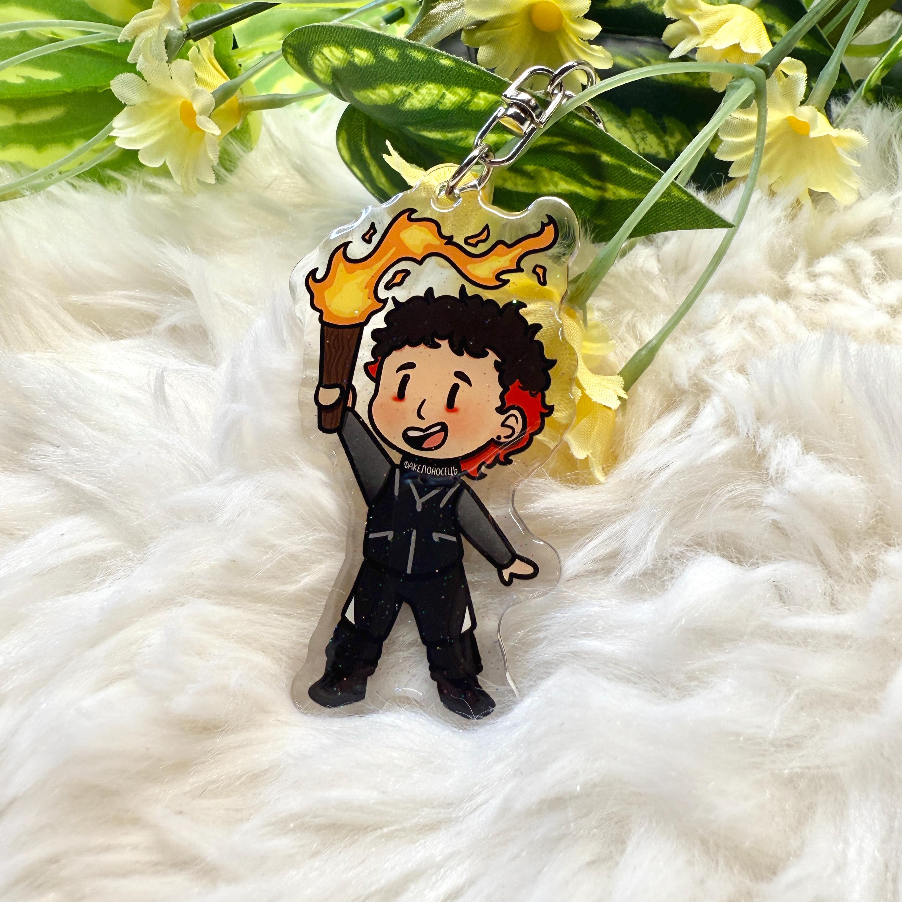 Clancy and Torchbearer Twenty One Pilots Keychains, Tyler Joseph