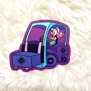 Pegatina de jefe infernal de Forklift Fizz