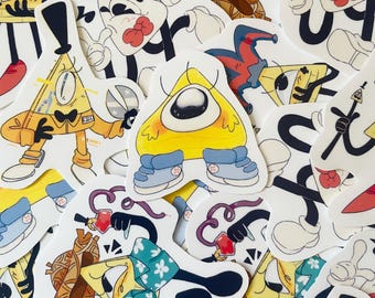 Book of Bill Cipher Stickers - Gravity Falls
