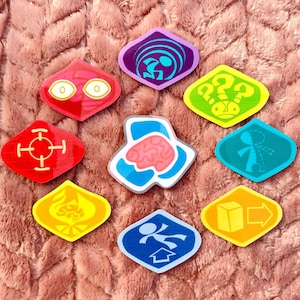 Psychonauts Merit Badge Stickers