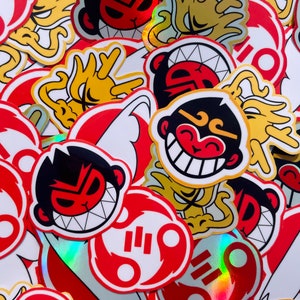 Monkie Kid Symbol Stickers