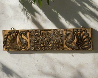 Wood Wall Panel Peacock