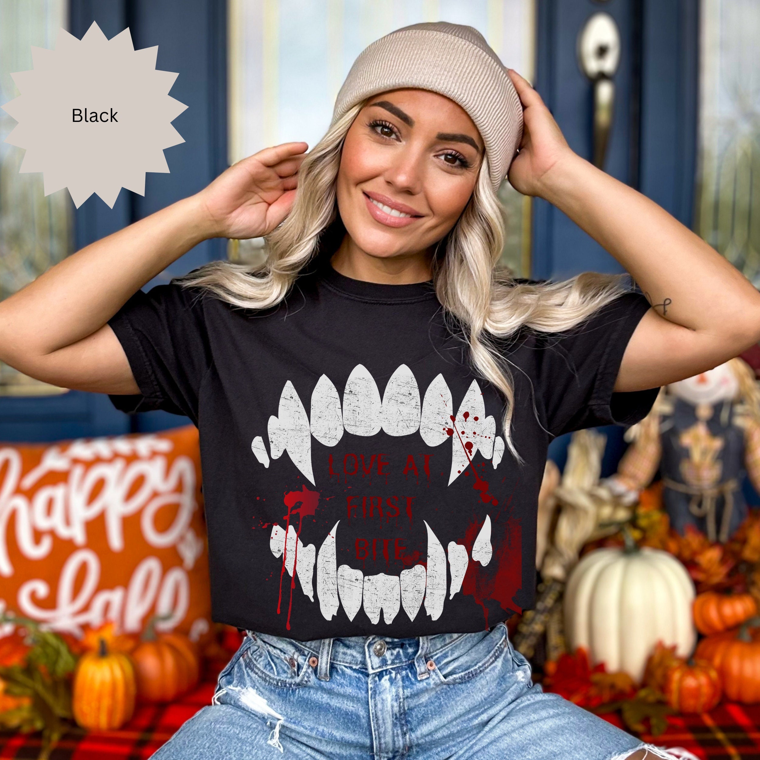 Halloween For Dentists Funny Halloween Vampire Teeth Kids T-Shirt - TeeHex