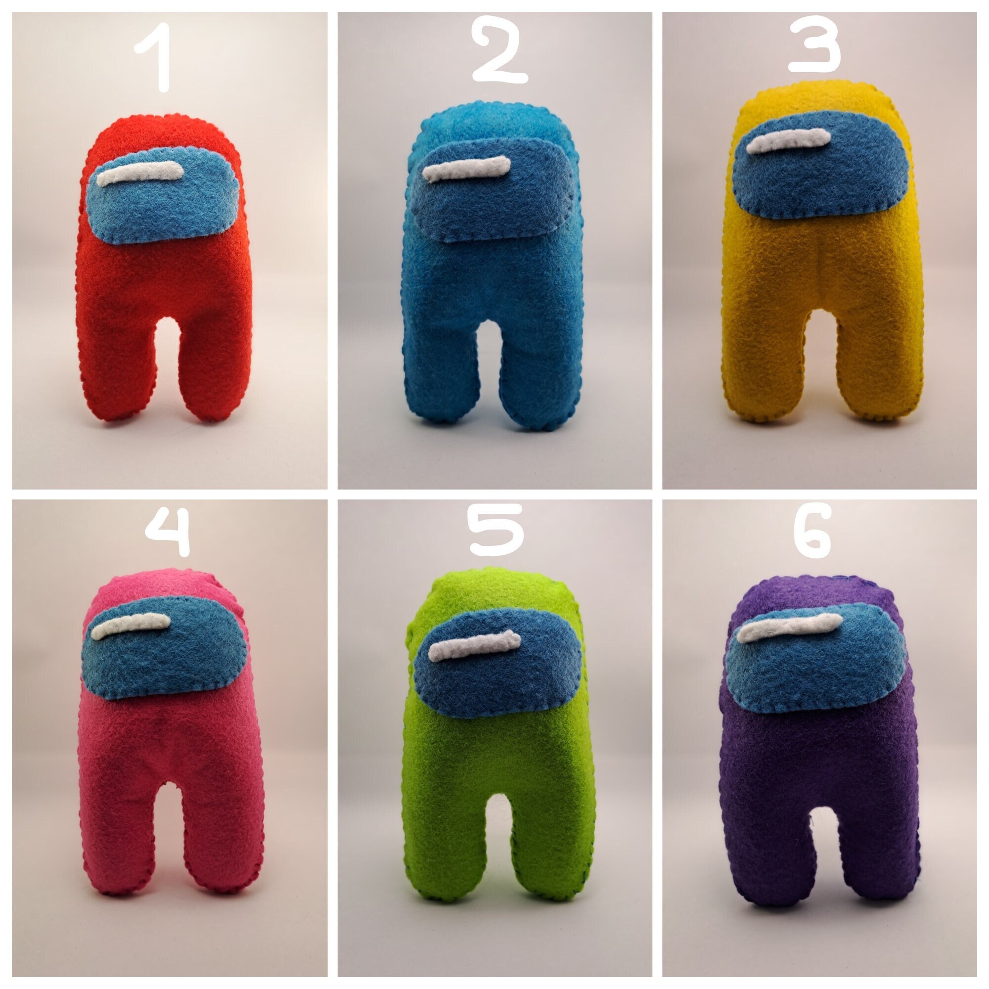 Tejido Among Us Peluches De Lana Peluche De Among Us Hecho A Mano