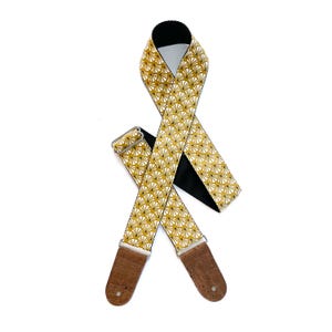 Vegan guitar strap, Gift for guitarists, Strong and durable, Suitable for bass and other heavy instruments, Handmade guitar band