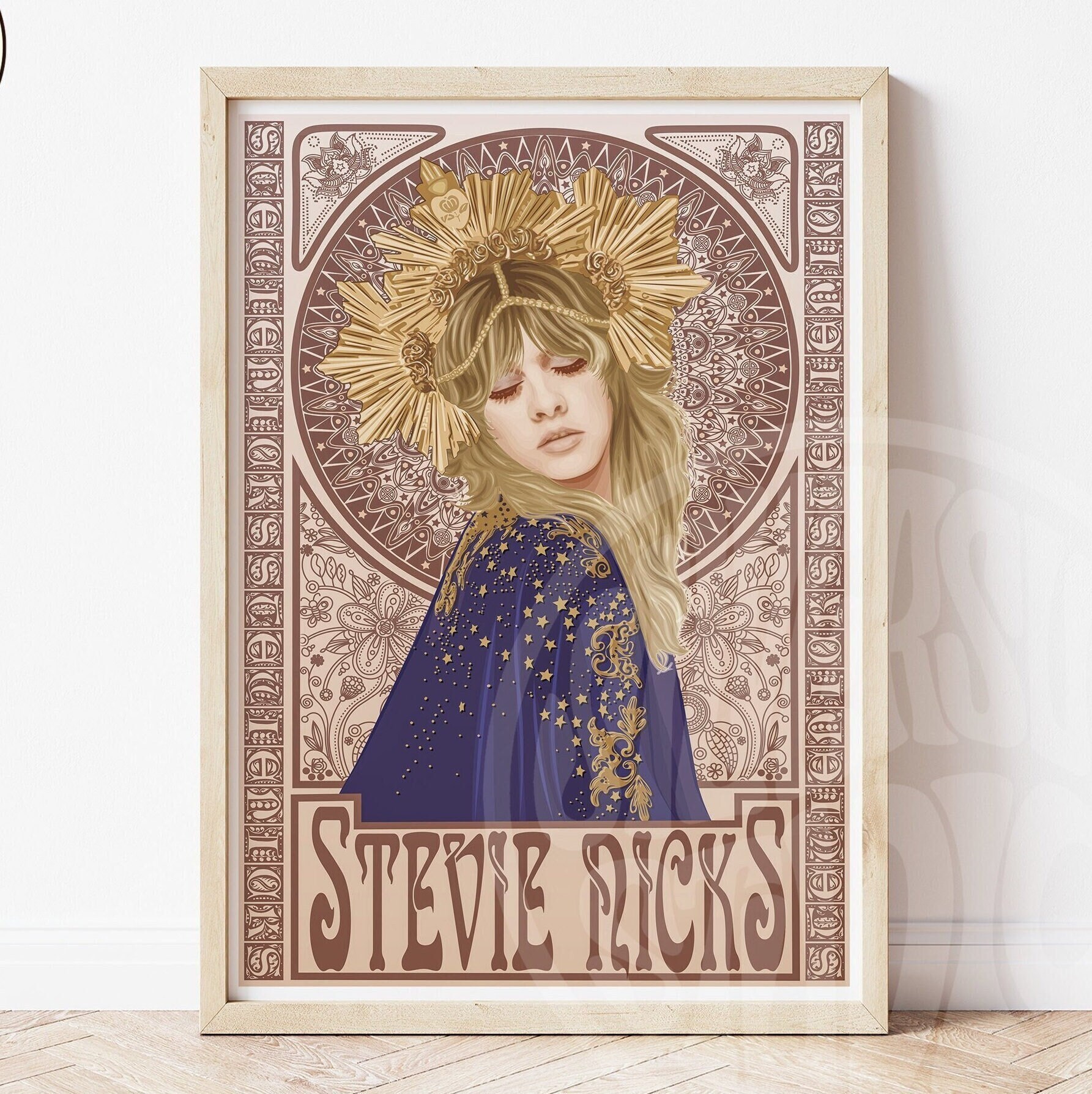 Stevie Nicks Art Print, Stevie Nicks Poster, Stevie Nicks Gift, Stevie ...