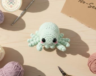 No Sew Spider Crochet Pattern, Amigurumi Spider PDF