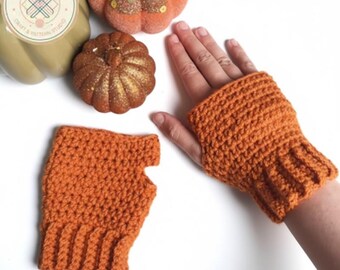 Easy Fingerless Gloves Crochet Pattern | Beginner Mitten PDF Download