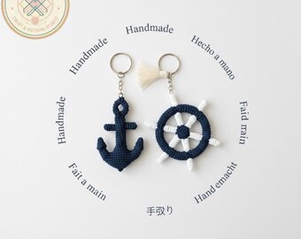 Crochet Keychain Pattern, Amigurumi Keyring PDF, Easy for Beginners,Digital Download