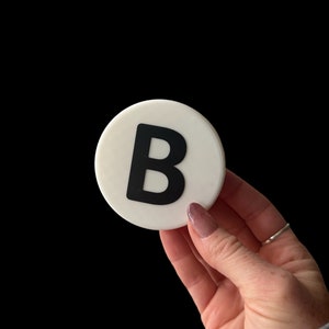 3d gedrucktes Freundschaftsarmband mit Buchstabenperlen - Swift DIY übergroße Charms *nur die PERLE, NICHT die Girlande*
