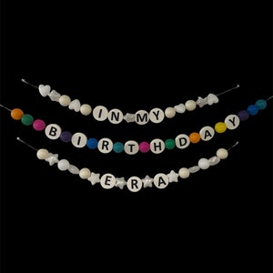 Paquetes de cuentas gigantes: paquetes de cuentas para pulseras de la amistad impresas en 3D y personalizadas (DM para solicitudes especiales. SOLO letras a menos que se indique lo contrario).