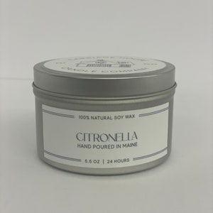 Citronella Soy Candle