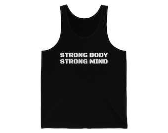 Strong Body Strong Mind Jersey Tank