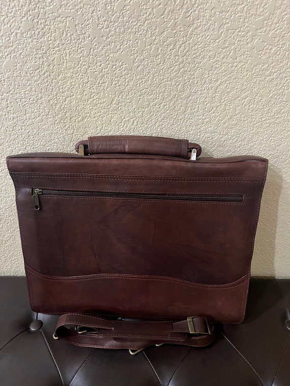 Genuine Leather Messenger, Satchel Bag, Laptop Vi… - image 8