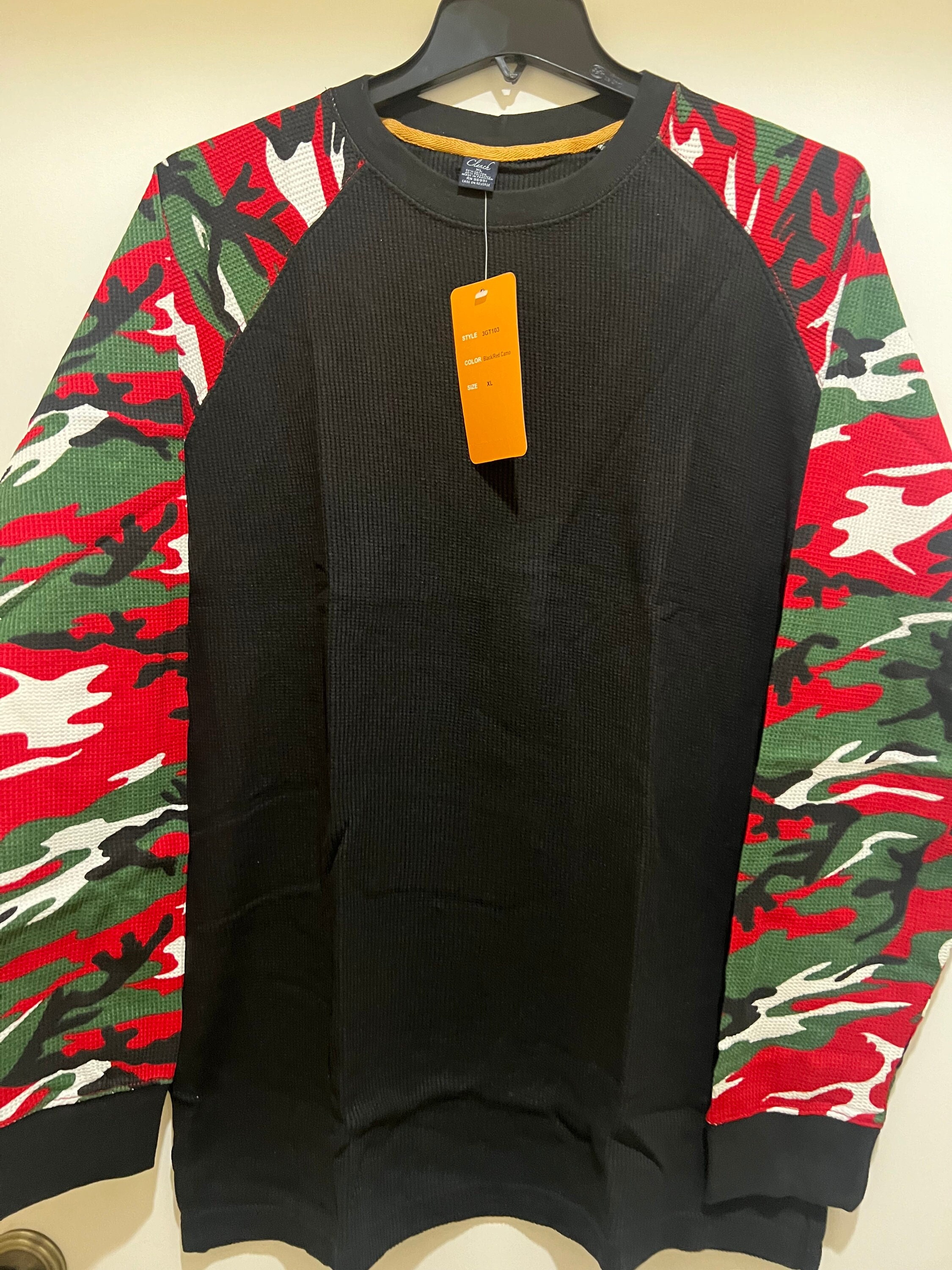 Mens camouflage thermal shirts hot sale