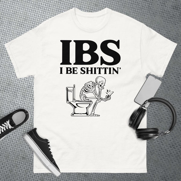 IBS I Be Shittin' Lustiges Skelett T-Shirt
