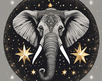 Vaso térmico con foto de elefante, 590 ml (20 oz), incluye pajita.