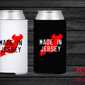 NHL New Jersey Devils Coozie, 16 oz. Drink Sleeve, NJ Devils Drink Sleeve, Devils Hockey, New Jersey Coozie