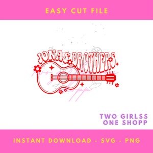 Jonas Brothers SVG, Jonas Brothers PNG, Eras Tour, Concert, Jonas Brothers Tour
