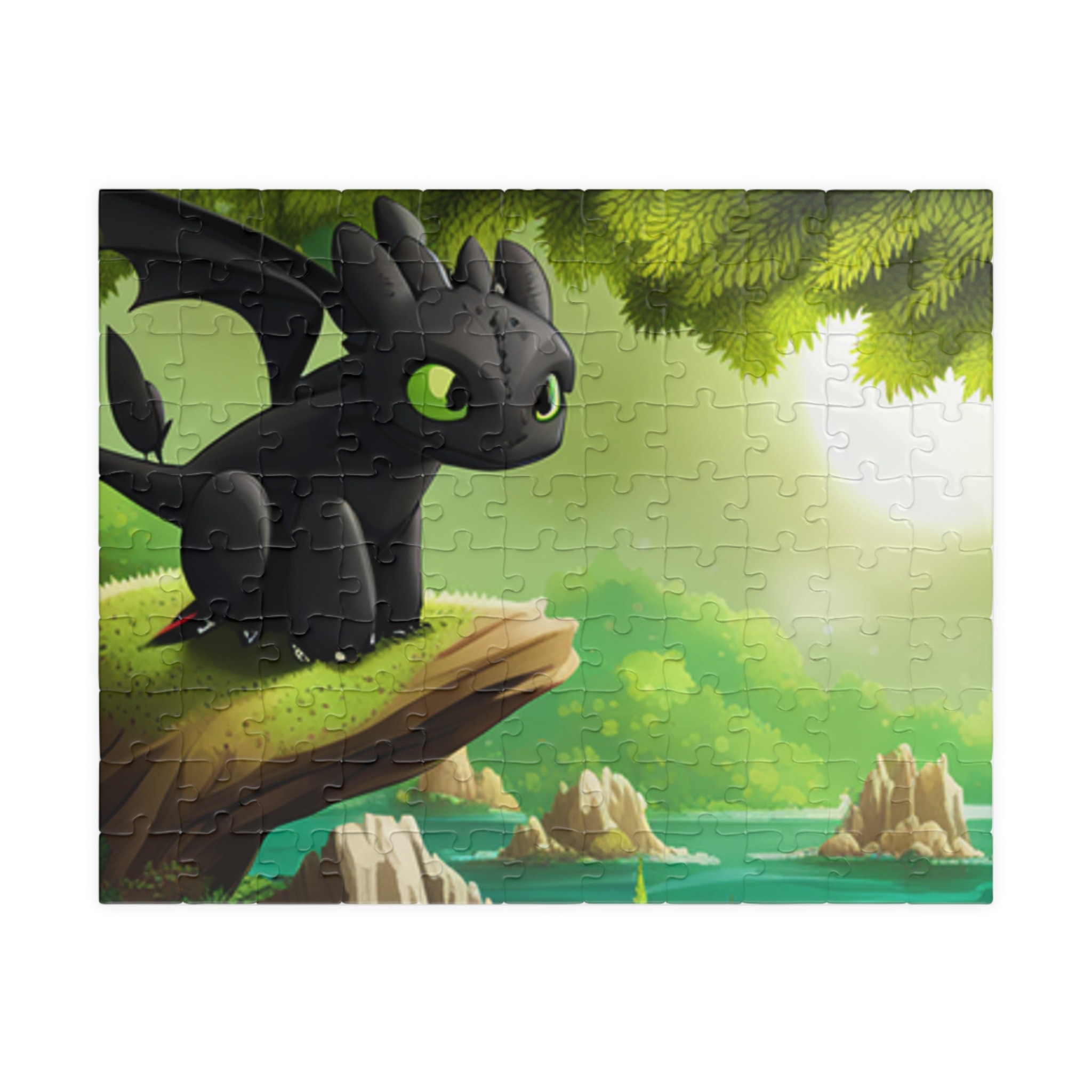 Puzzle (110, 252, 520, 1014-piece) With Toothless From How