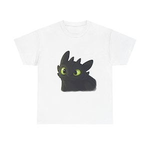 Ohnezahn von Drachenzähmen leicht gemacht T-Shirt Männer oder Frauen Unisex aus schwerer Baumwolle T-Shirt